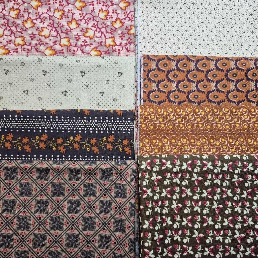 Little Big Quilts Legacy Club RJR Fabrics Bundle 4 Yards (1/2 Yard Each)